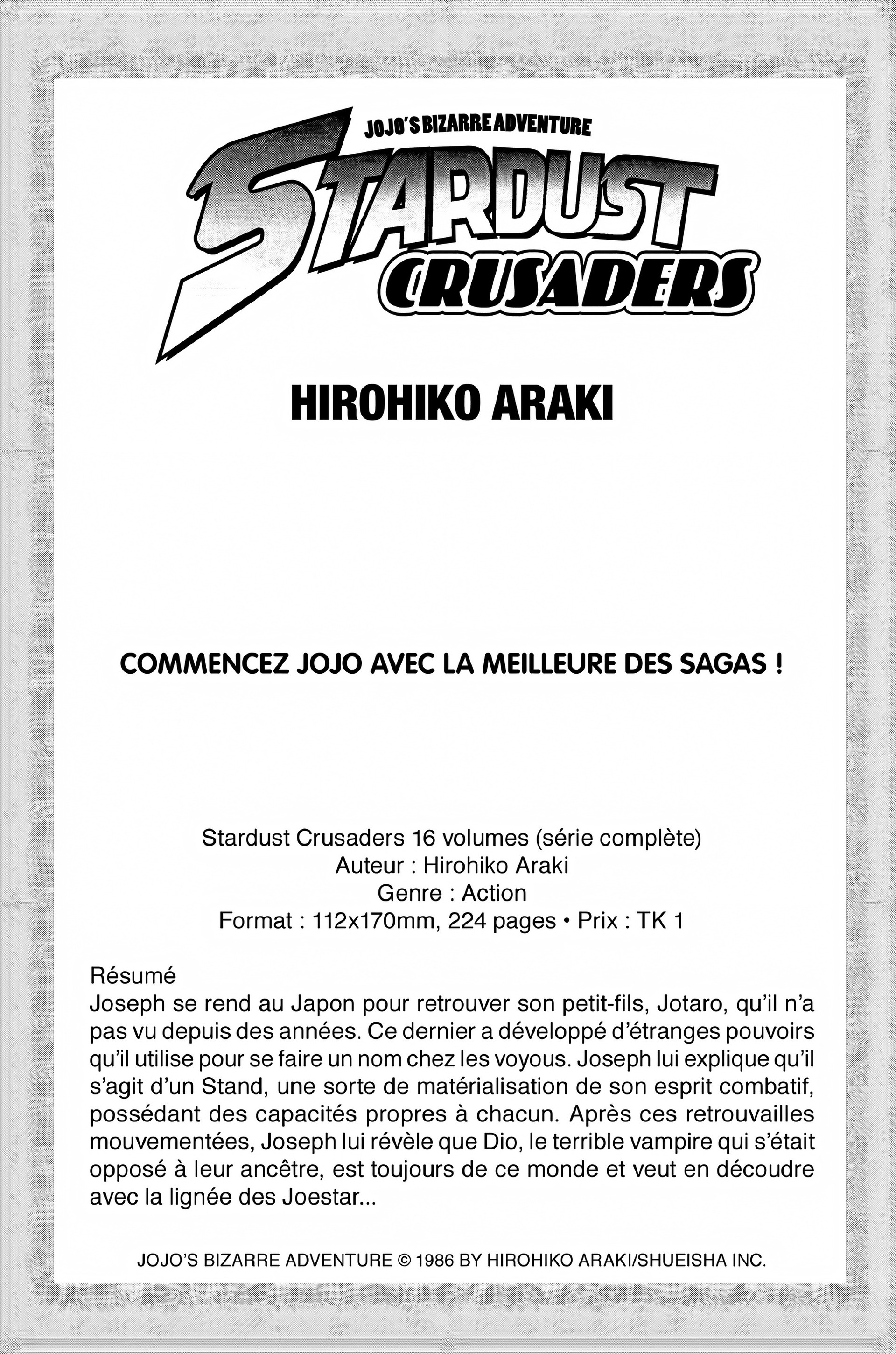 Read JoJo’s Bizarre Adventure FR Manga Online