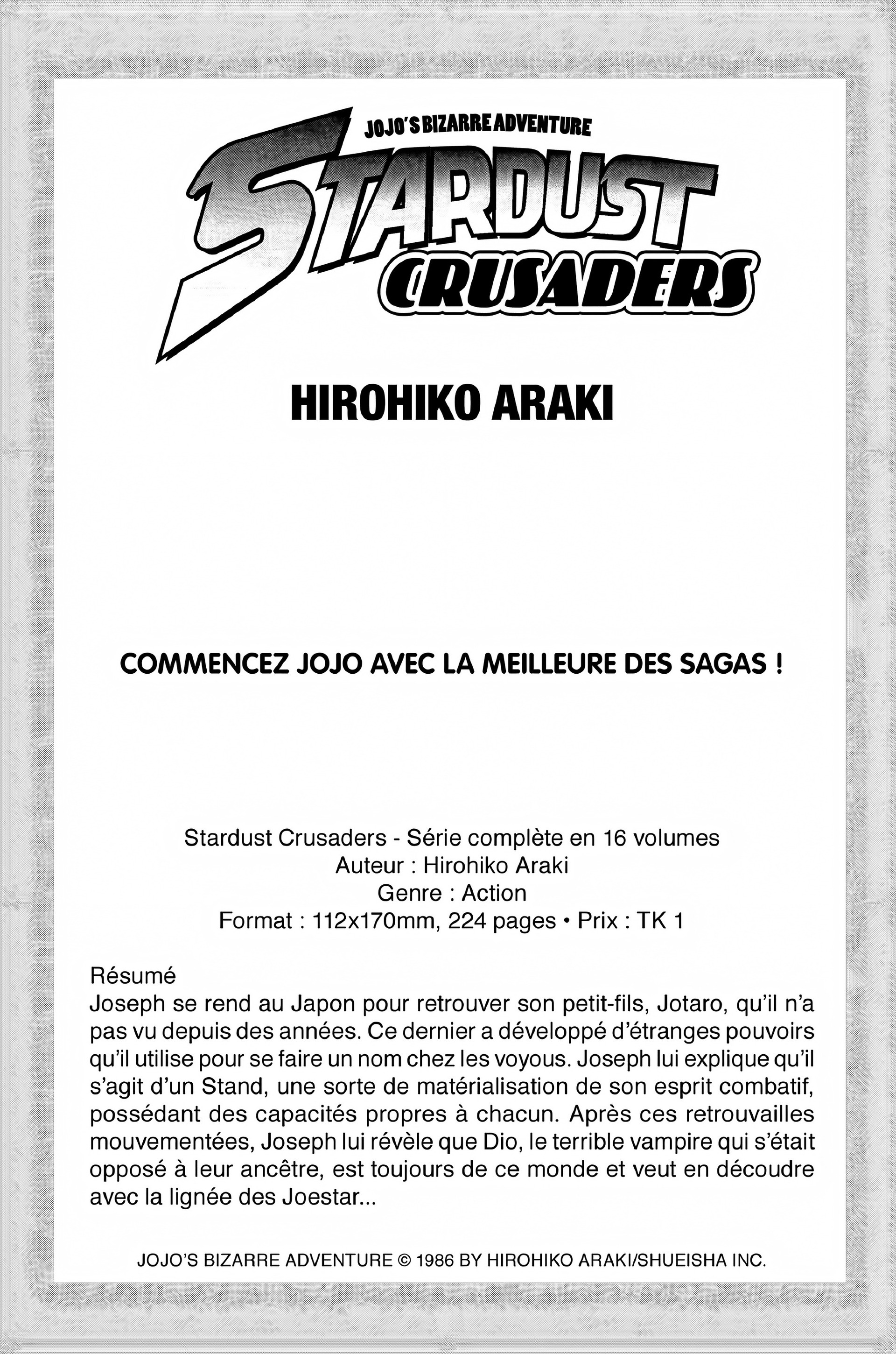 Read JoJo’s Bizarre Adventure FR Manga Online