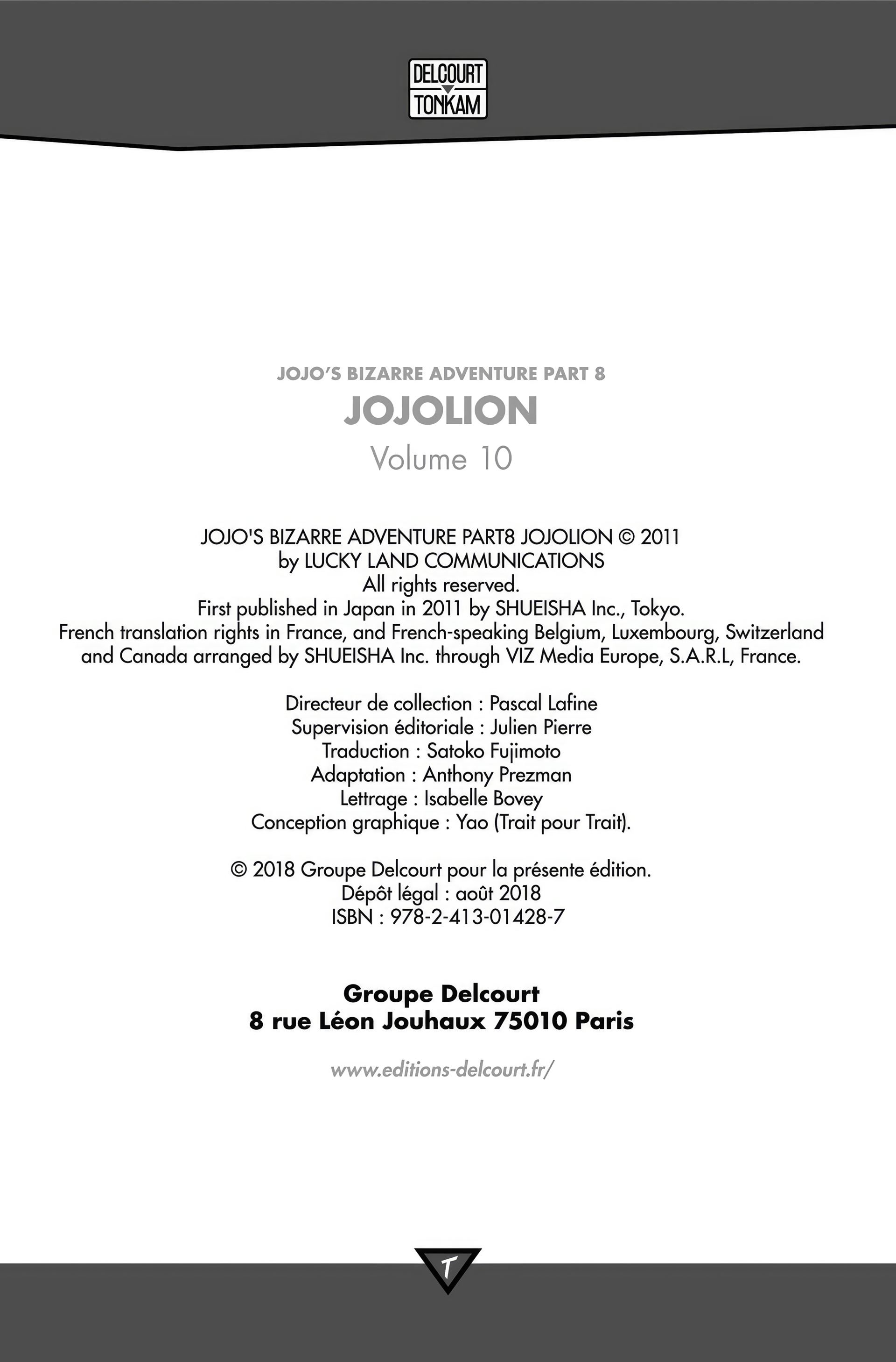 Read JoJo’s Bizarre Adventure FR Manga Online