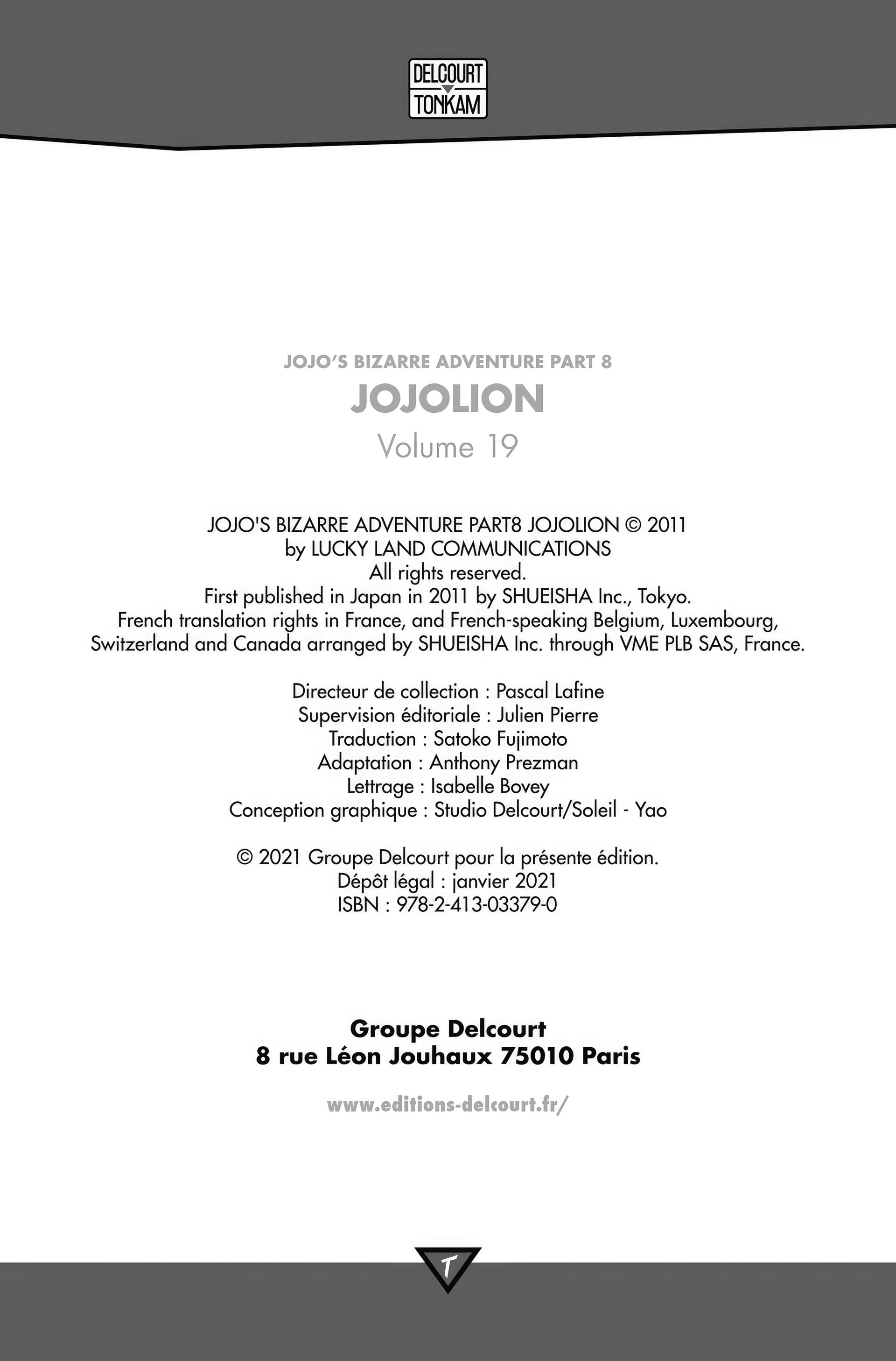 Read JoJo’s Bizarre Adventure FR Manga Online