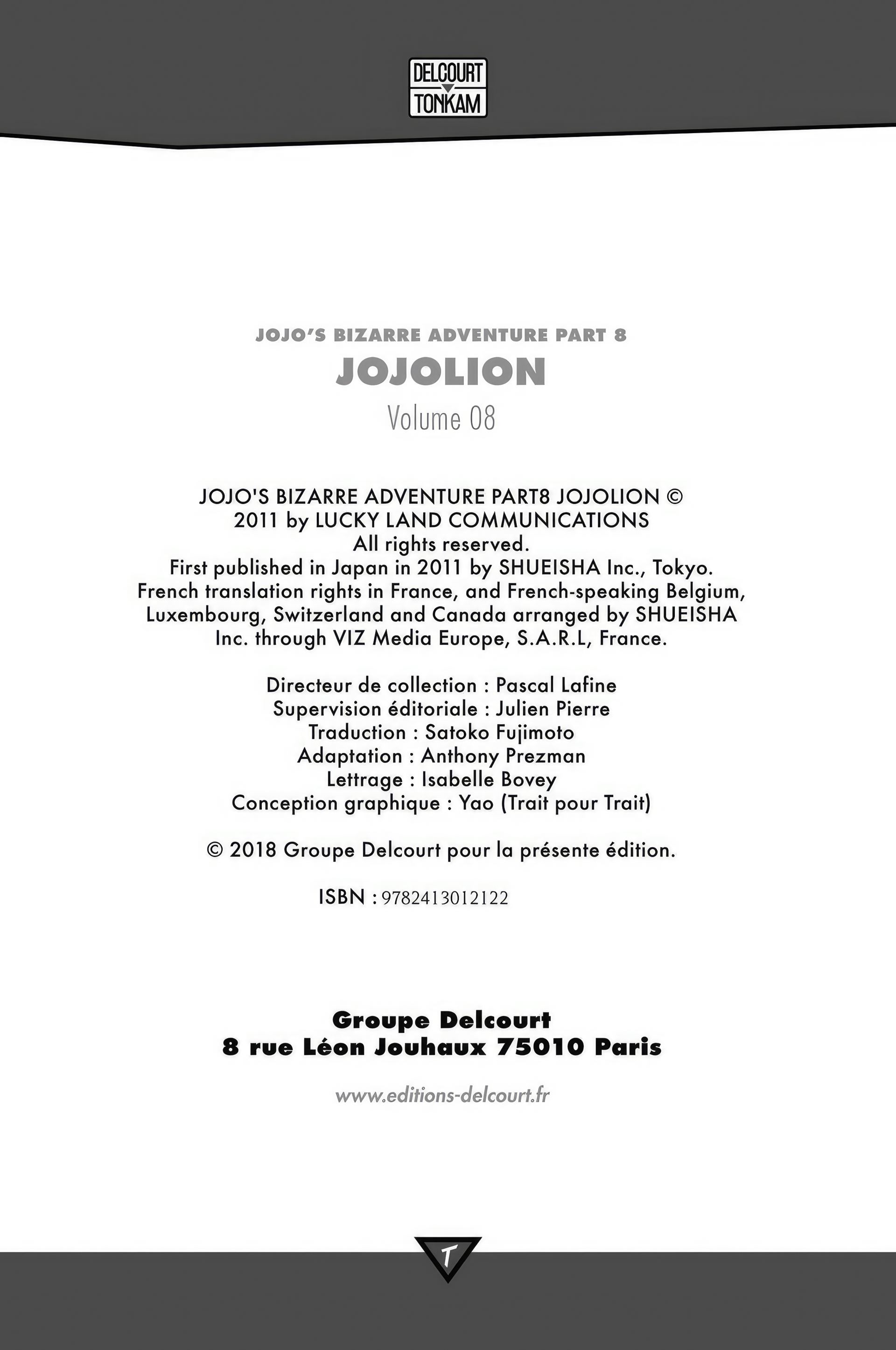 Read JoJo’s Bizarre Adventure FR Manga Online
