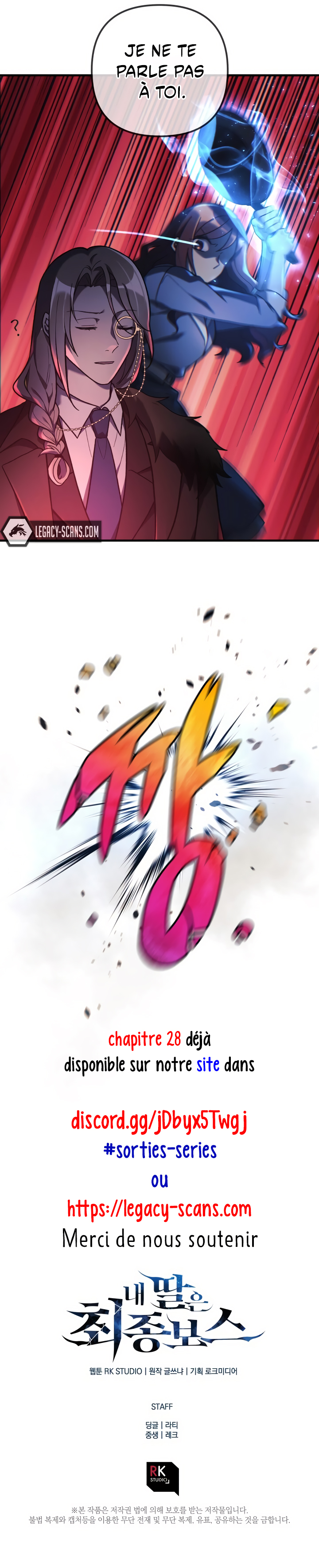 Read My Daughter is the Final Boss FR Manga Online