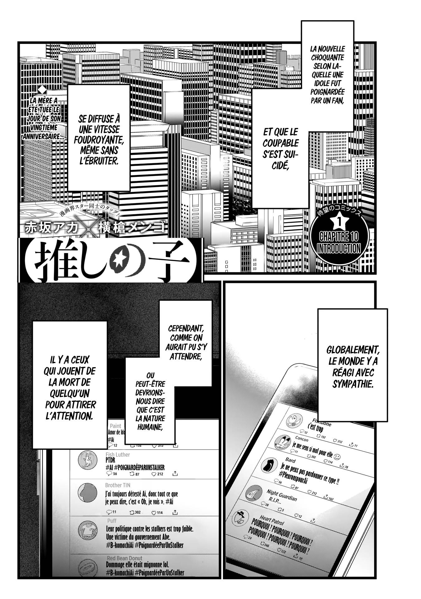 Read Oshi no Ko FR Manga Online