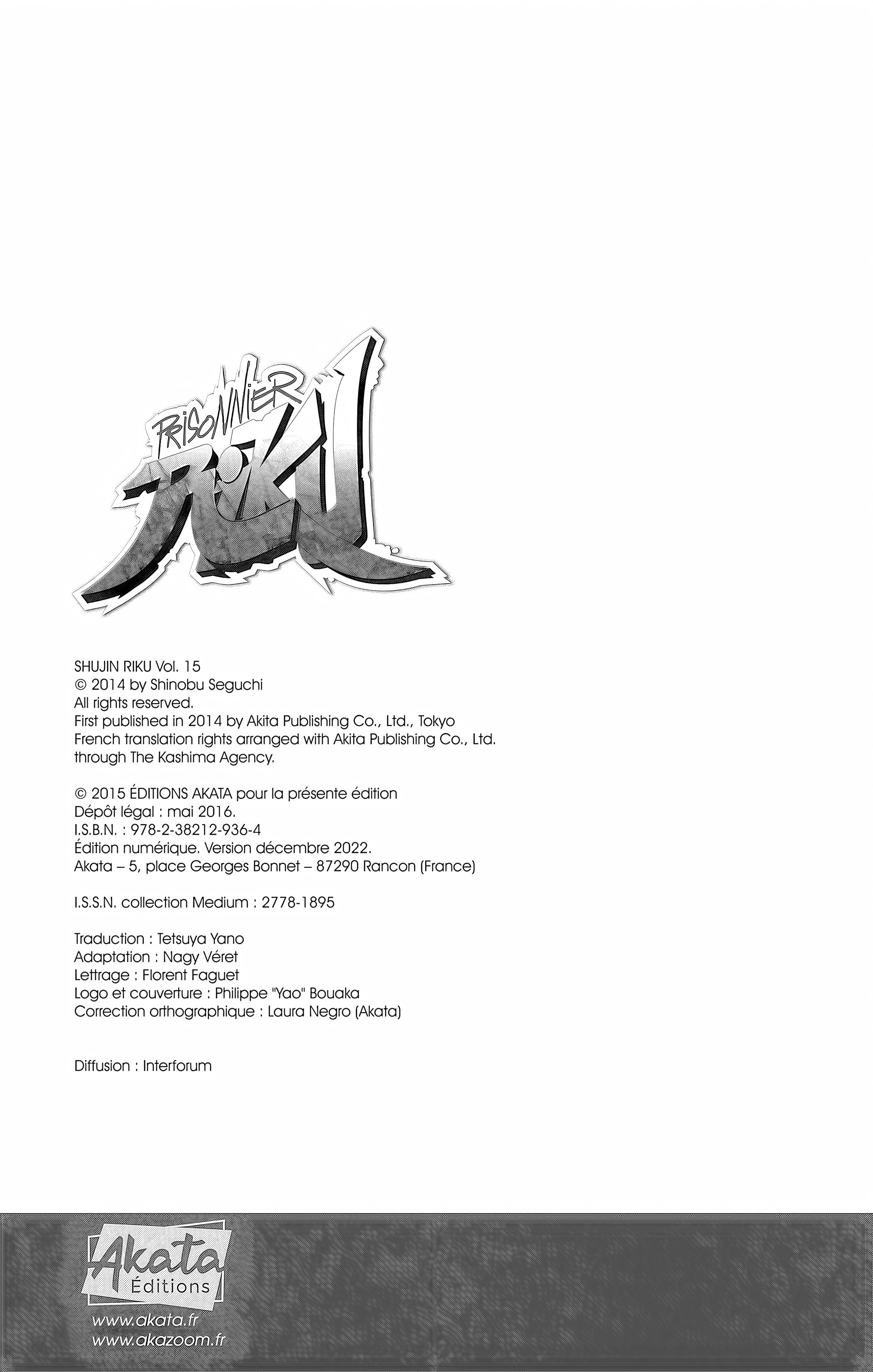 Read Prisonnier Riku FR Manga Online