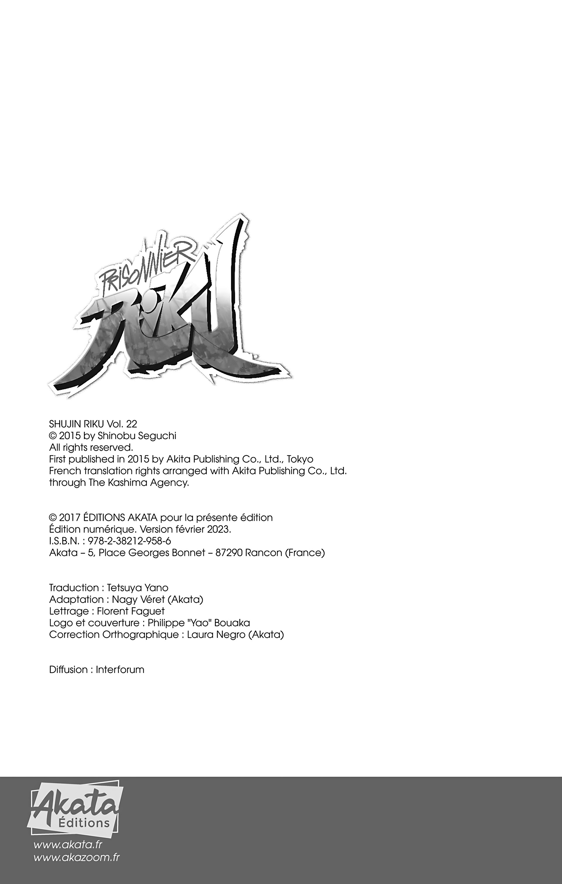Read Prisonnier Riku FR Manga Online