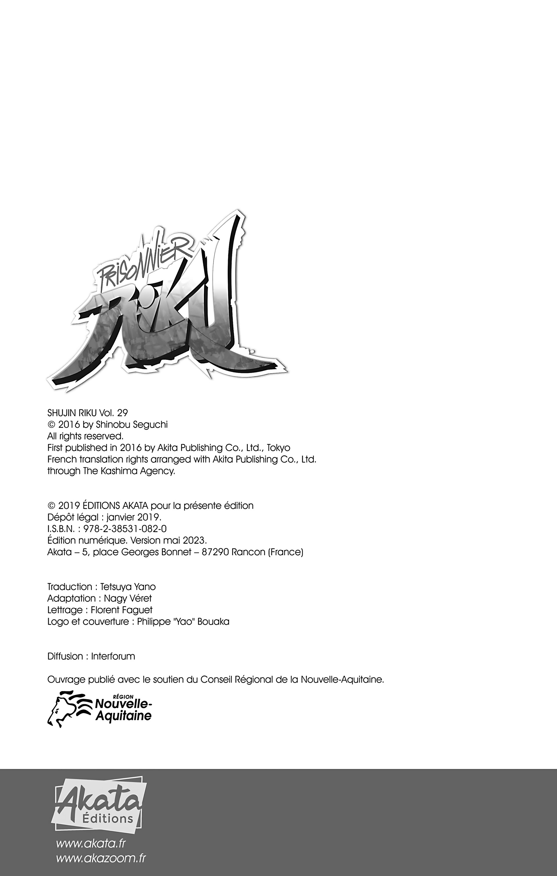 Read Prisonnier Riku FR Manga Online