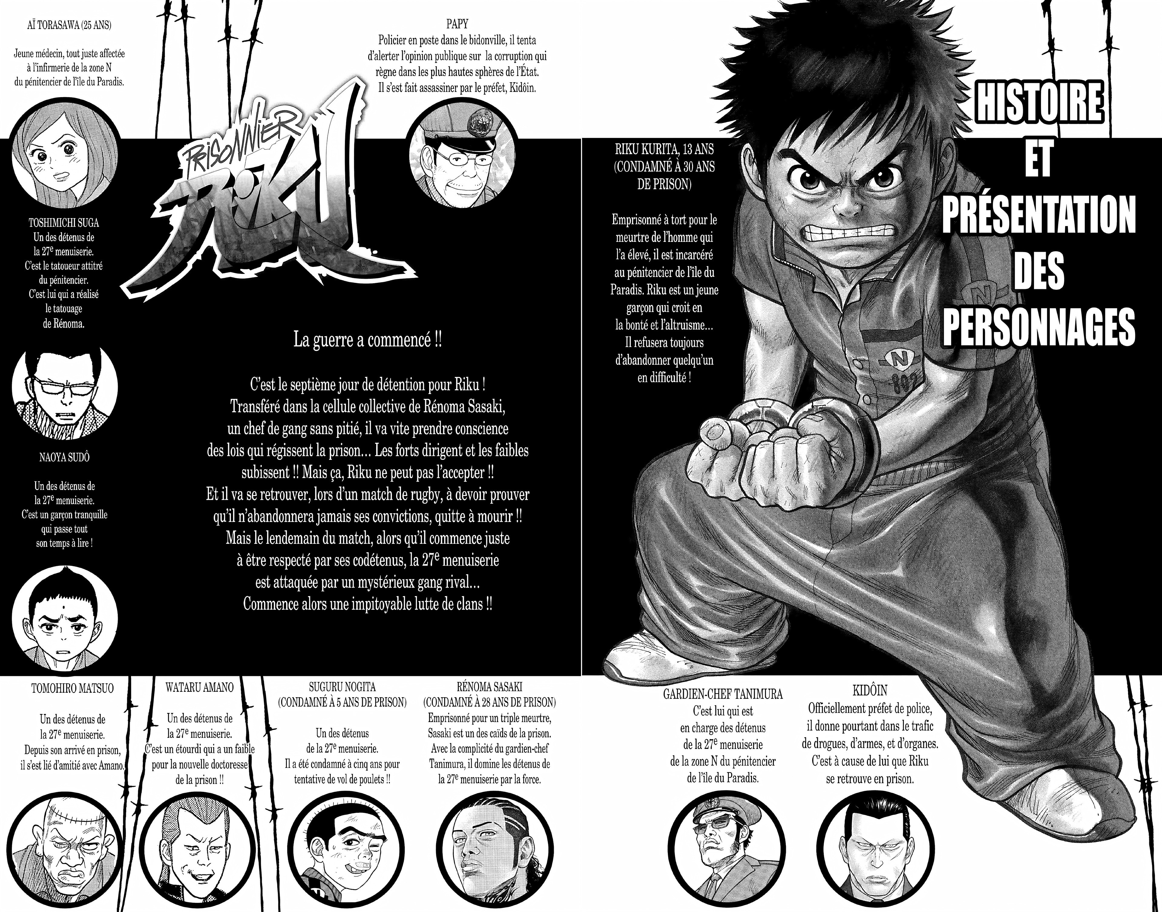 Read Prisonnier Riku FR Manga Online