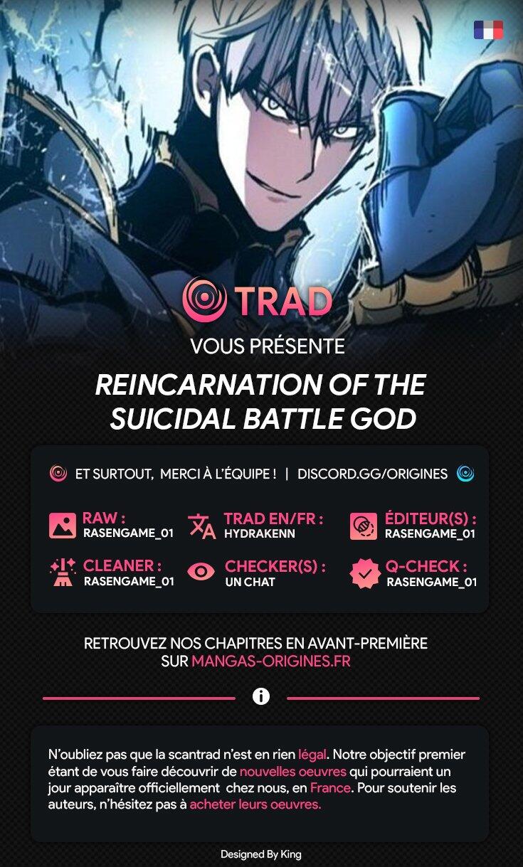 Read Reincarnation of the Suicidal Battle God FR Manga Online