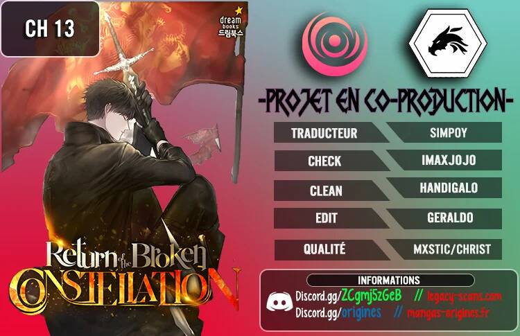 Read Return of the Broken Constellation FR Manga Online