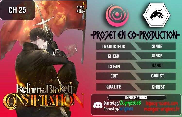 Read Return of the Broken Constellation FR Manga Online