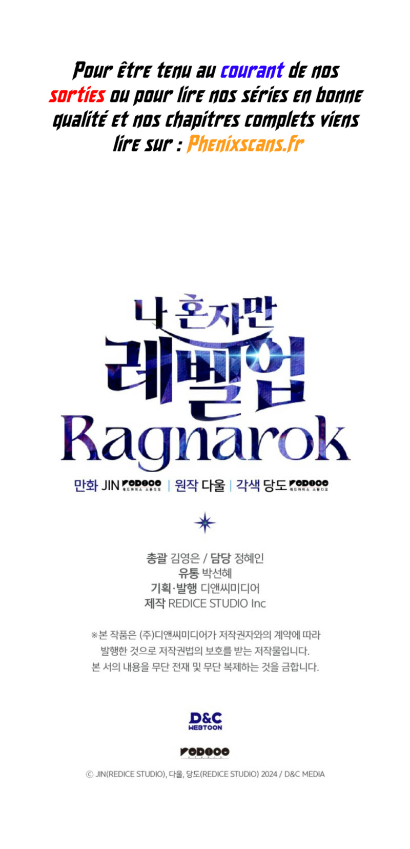 Read Solo Leveling _ Ragnarok FR Manga Online