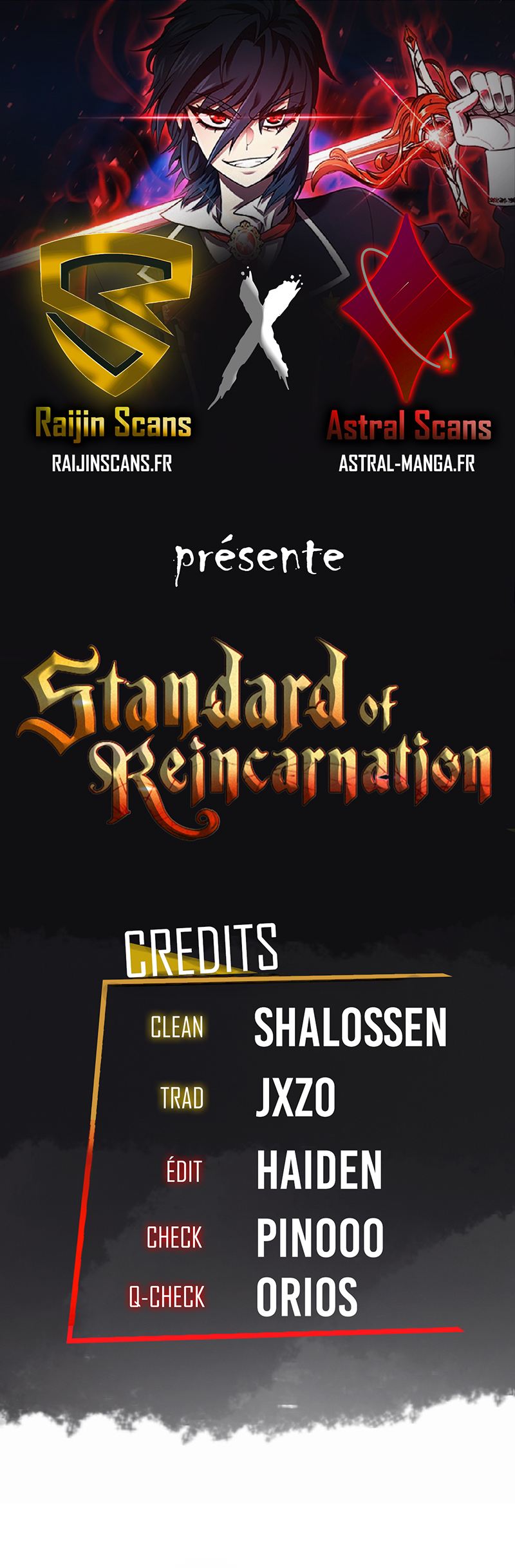 Read Standard of Reincarnation FR Manga Online