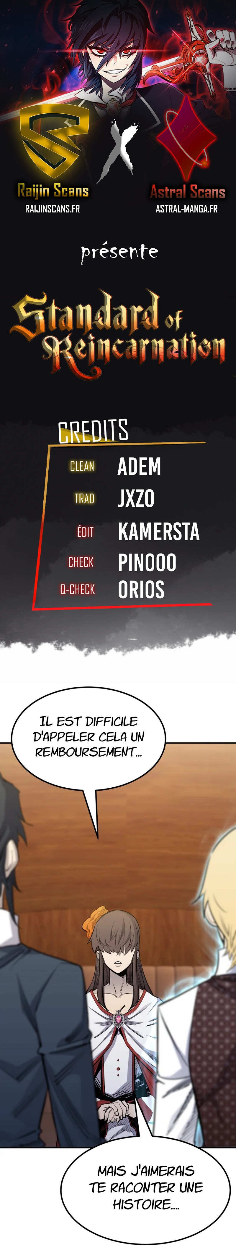 Read Standard of Reincarnation FR Manga Online