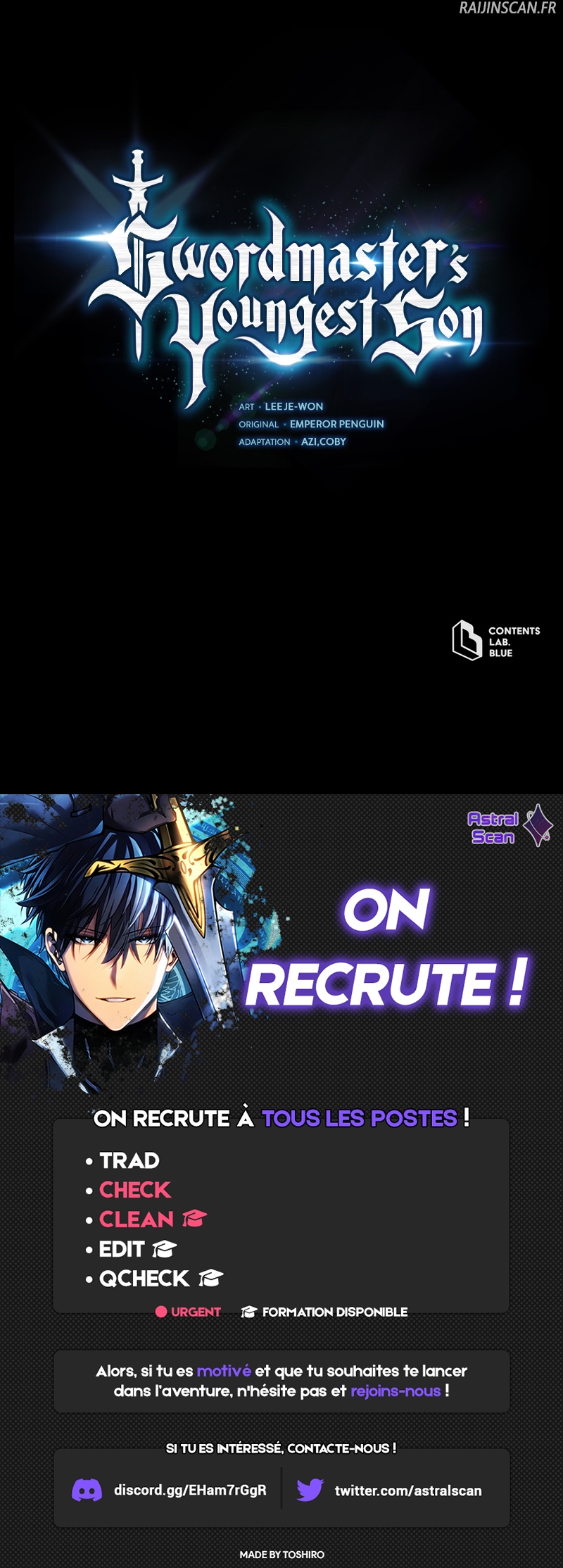 Read Swordmaster’s Youngest Son FR Manga Online