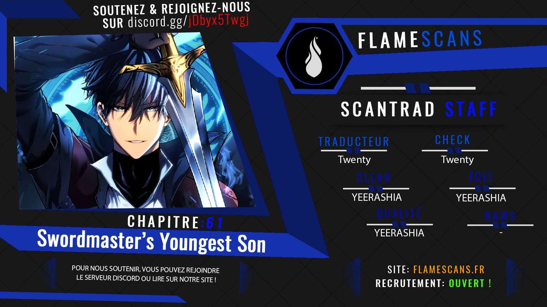 Read Swordmaster’s Youngest Son FR Manga Online