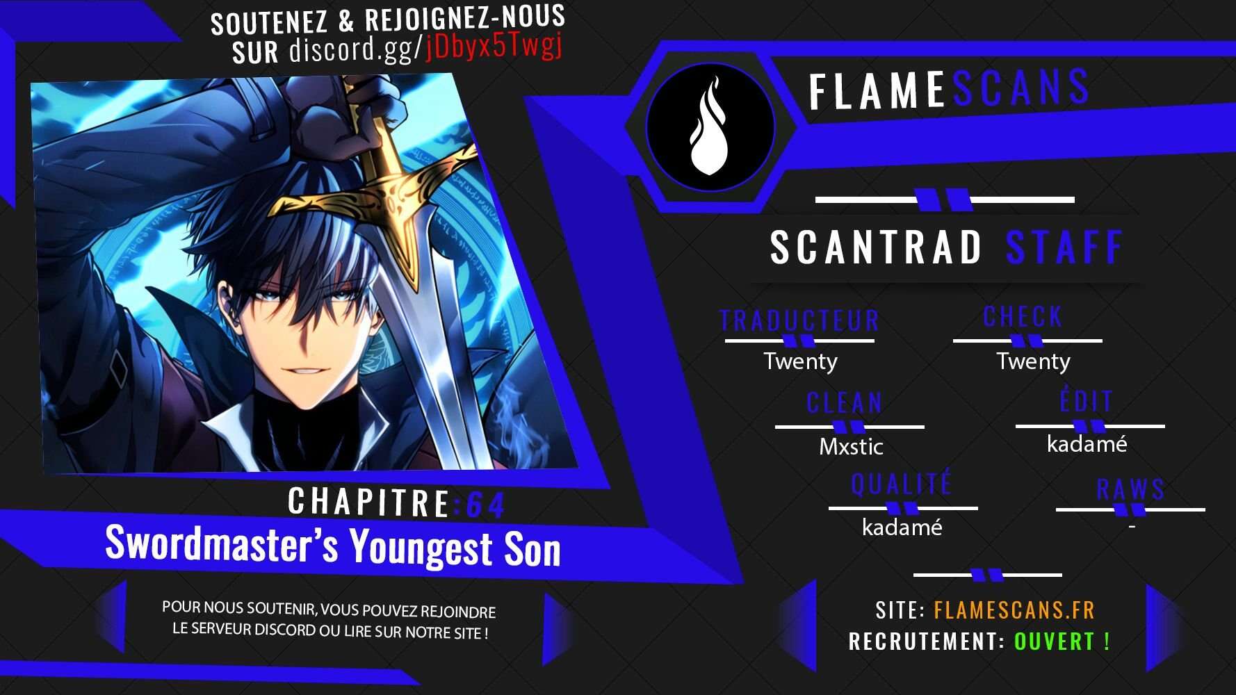 Read Swordmaster’s Youngest Son FR Manga Online