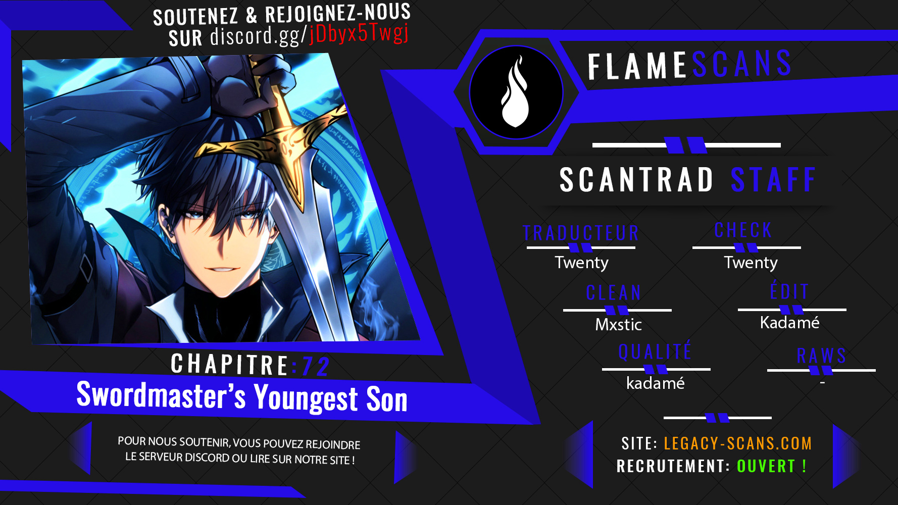 Read Swordmaster’s Youngest Son FR Manga Online