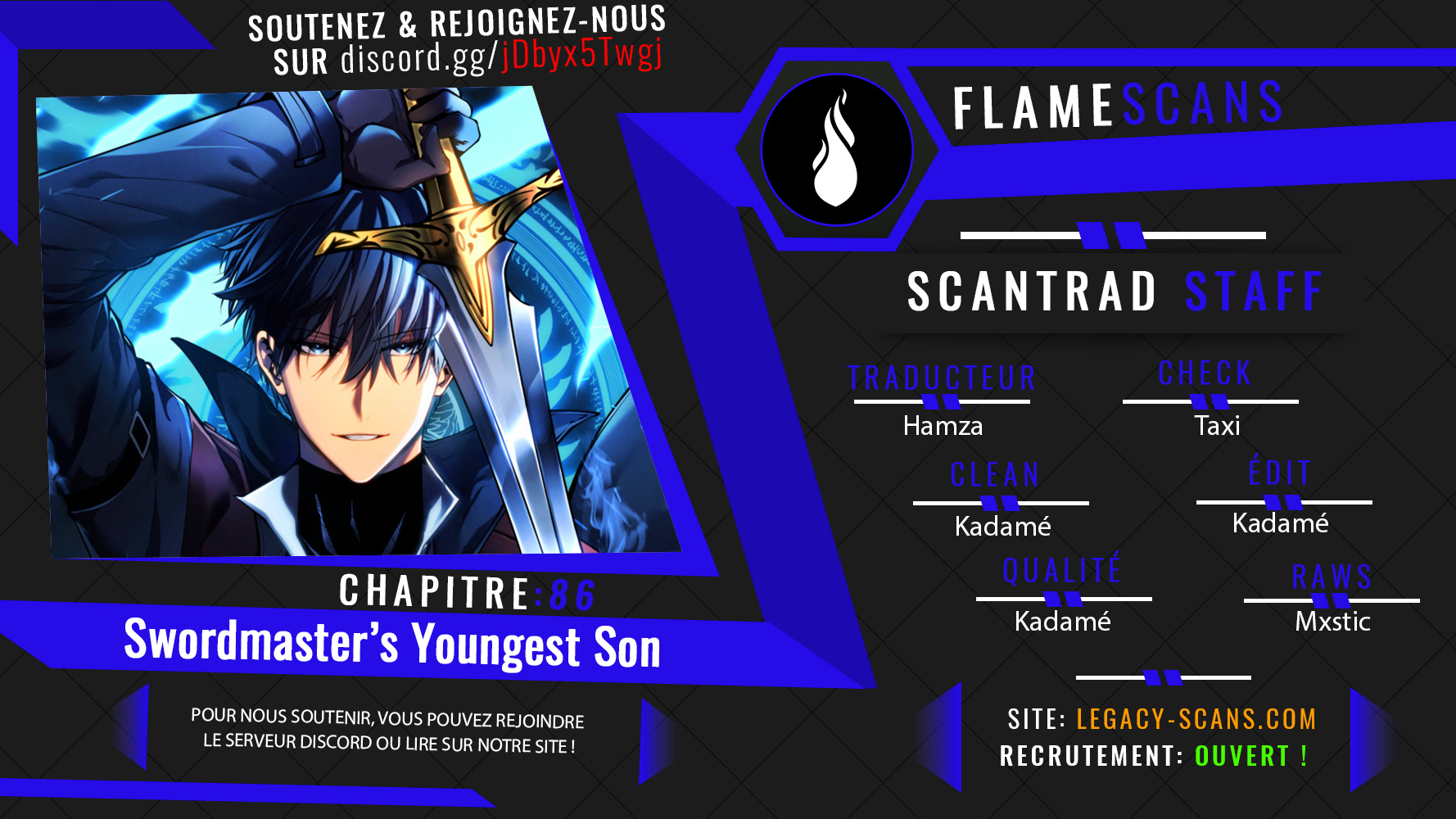 Read Swordmaster’s Youngest Son FR Manga Online