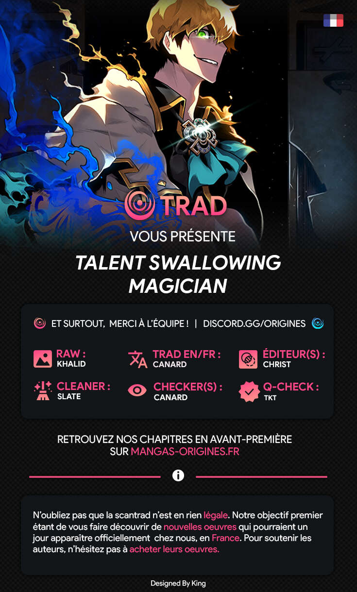 Read Talent-Swallowing Magician FR Manga Online