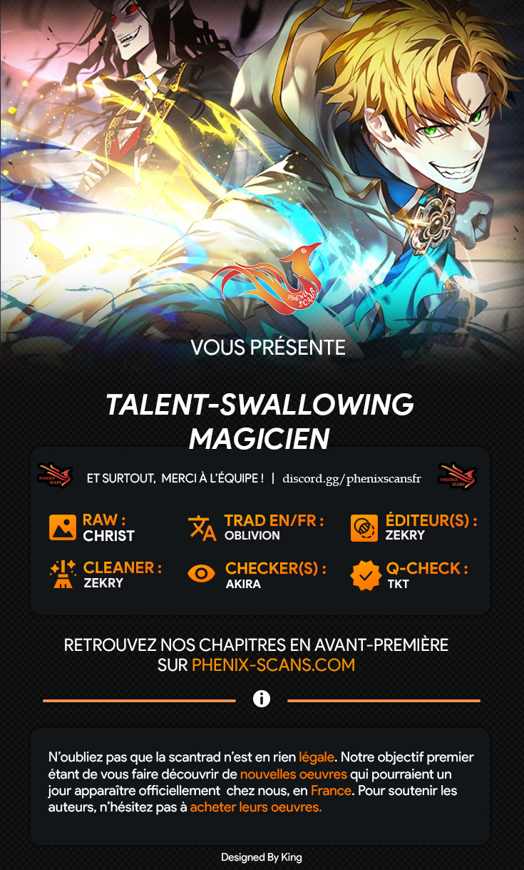Read Talent-Swallowing Magician FR Manga Online