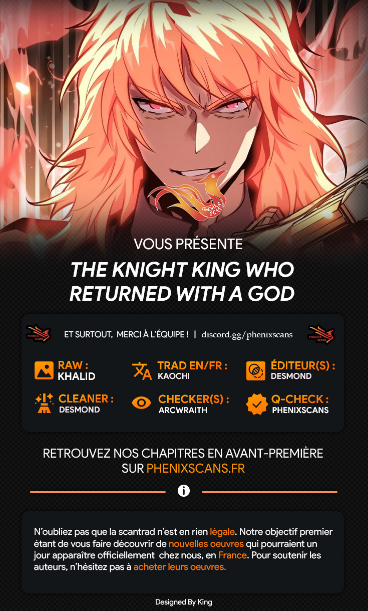 Read The Knight King Who Returned With a God FR Manga Online