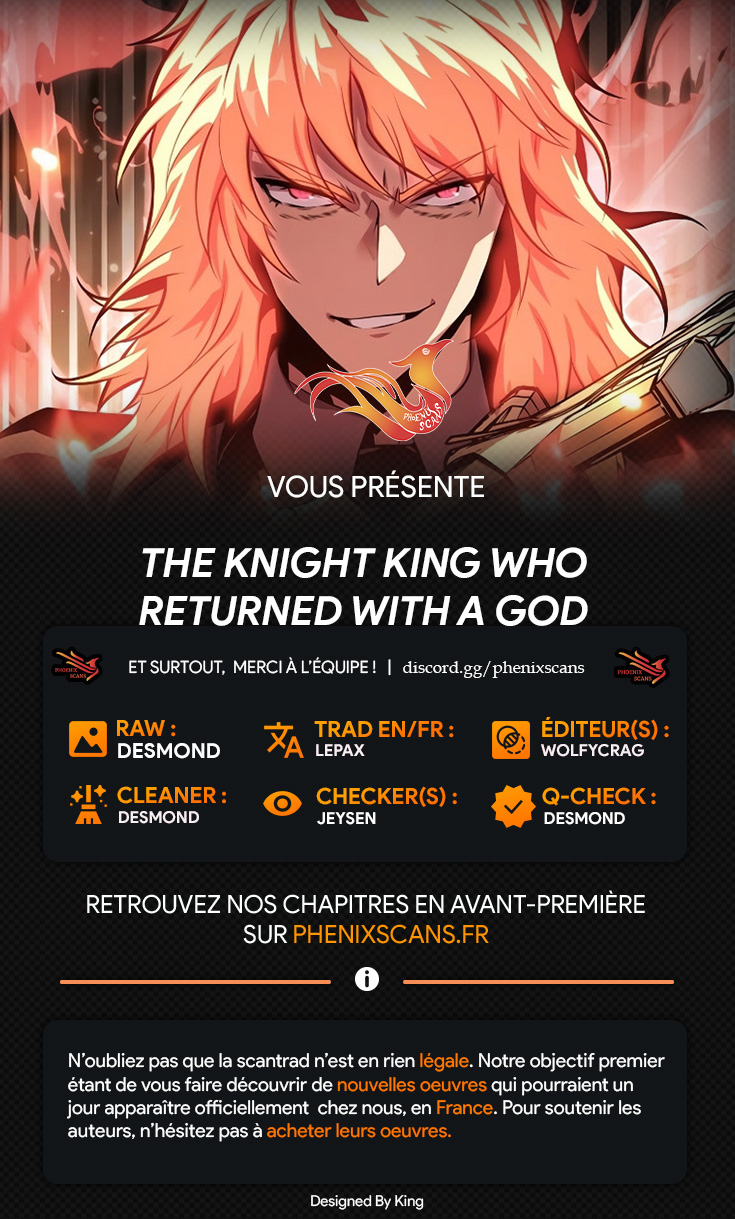 Read The Knight King Who Returned With a God FR Manga Online