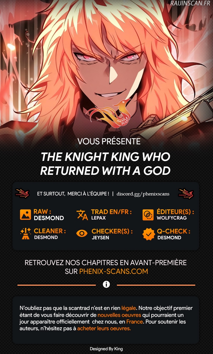 Read The Knight King Who Returned With a God FR Manga Online
