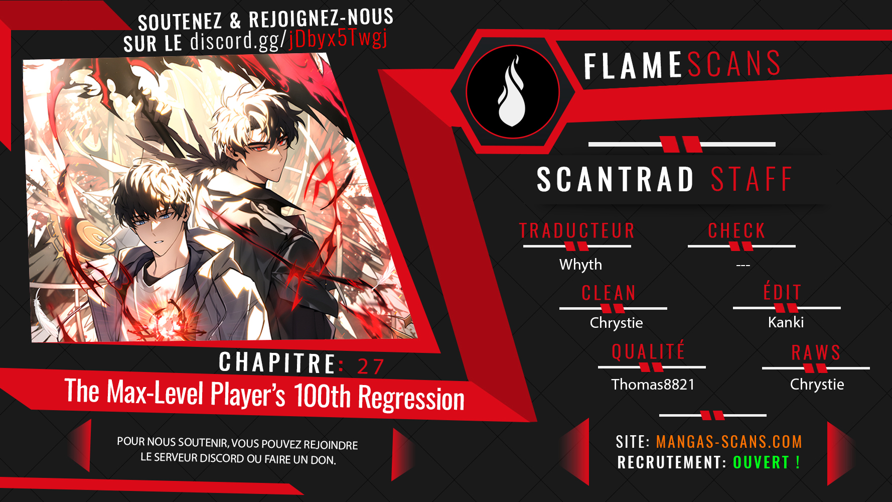 Read The Max-Level Player’s 100th Regression FR Manga Online