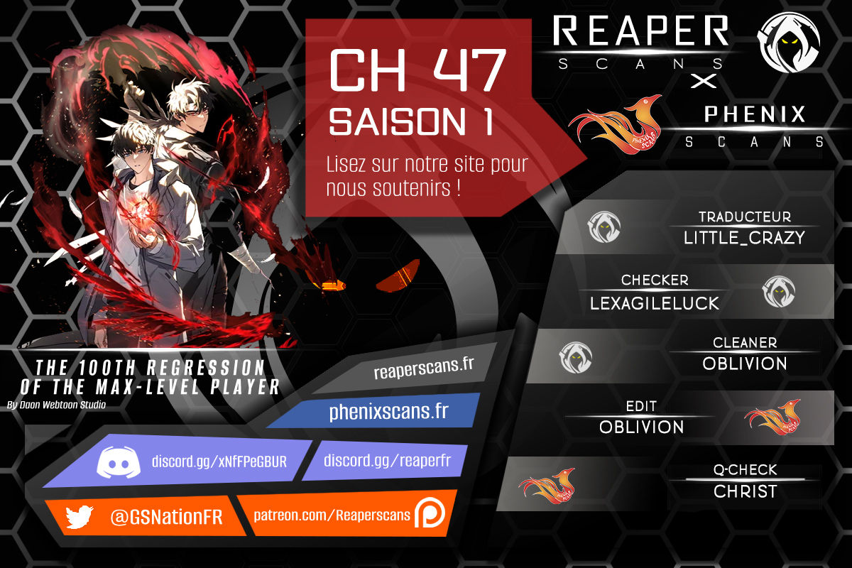 Read The Max-Level Player’s 100th Regression FR Manga Online