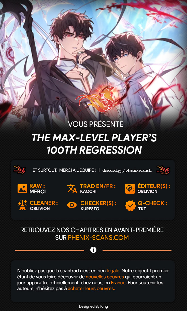 Read The Max-Level Player’s 100th Regression FR Manga Online