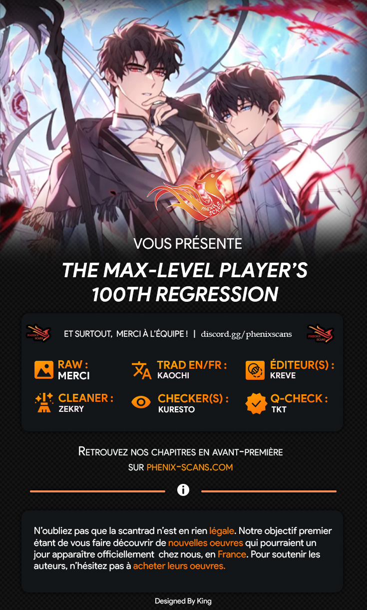 Read The Max-Level Player’s 100th Regression FR Manga Online