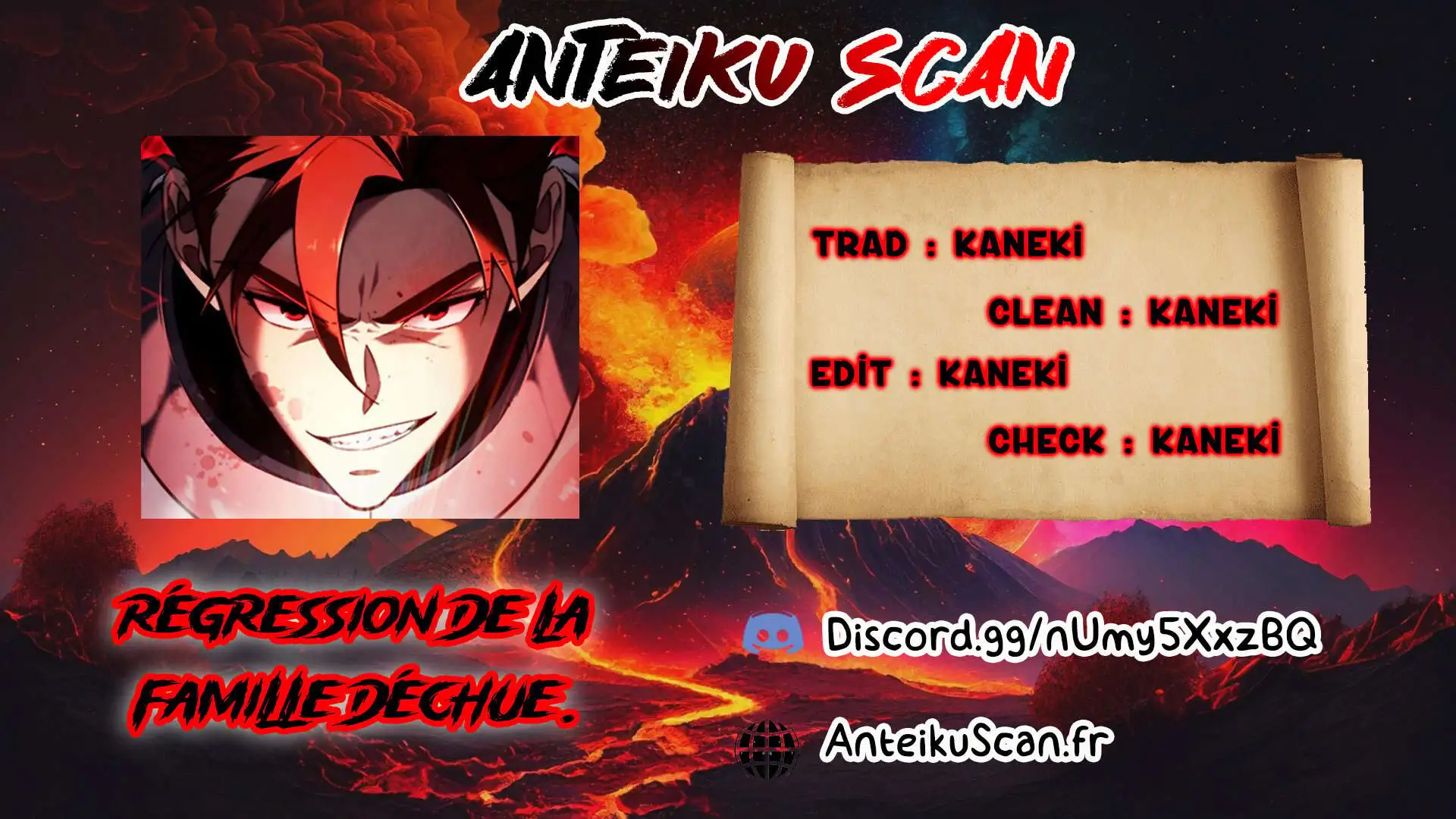 Read The Regressor Of The Fallen Family FR Manga Online