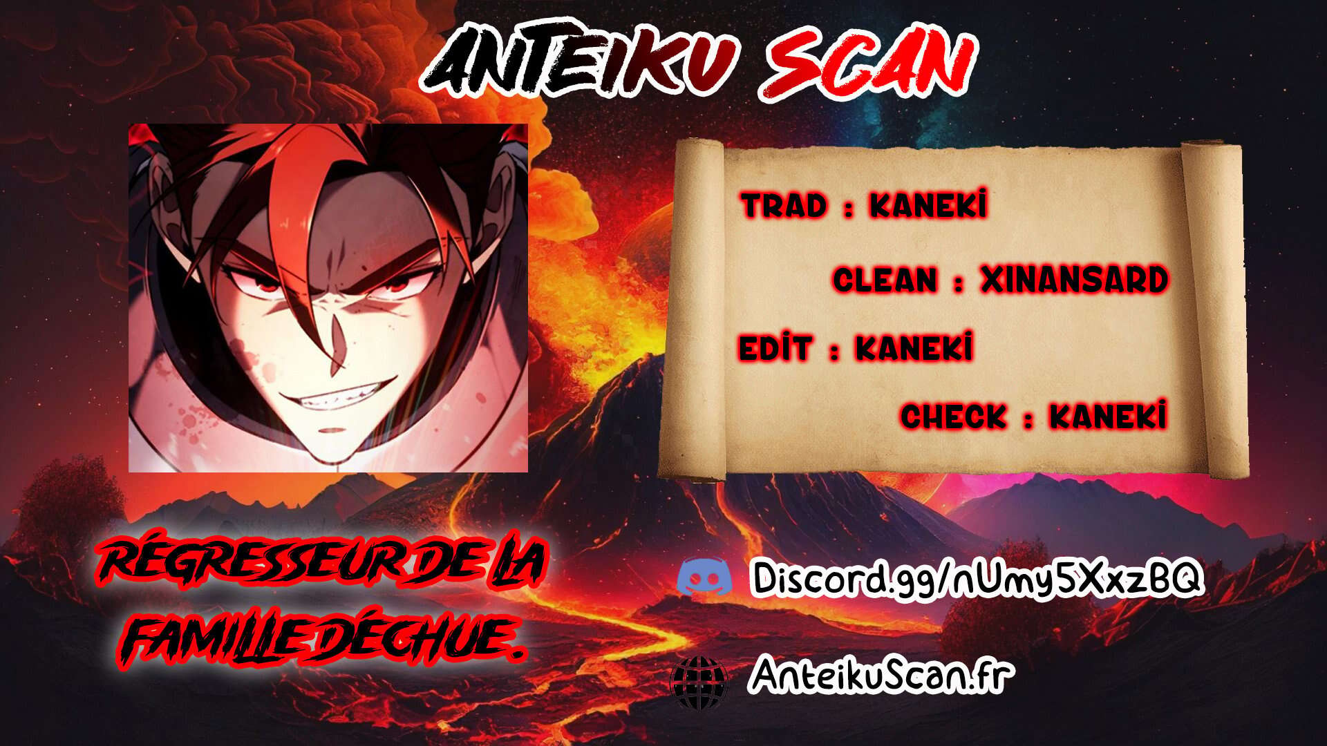 Read The Regressor Of The Fallen Family FR Manga Online