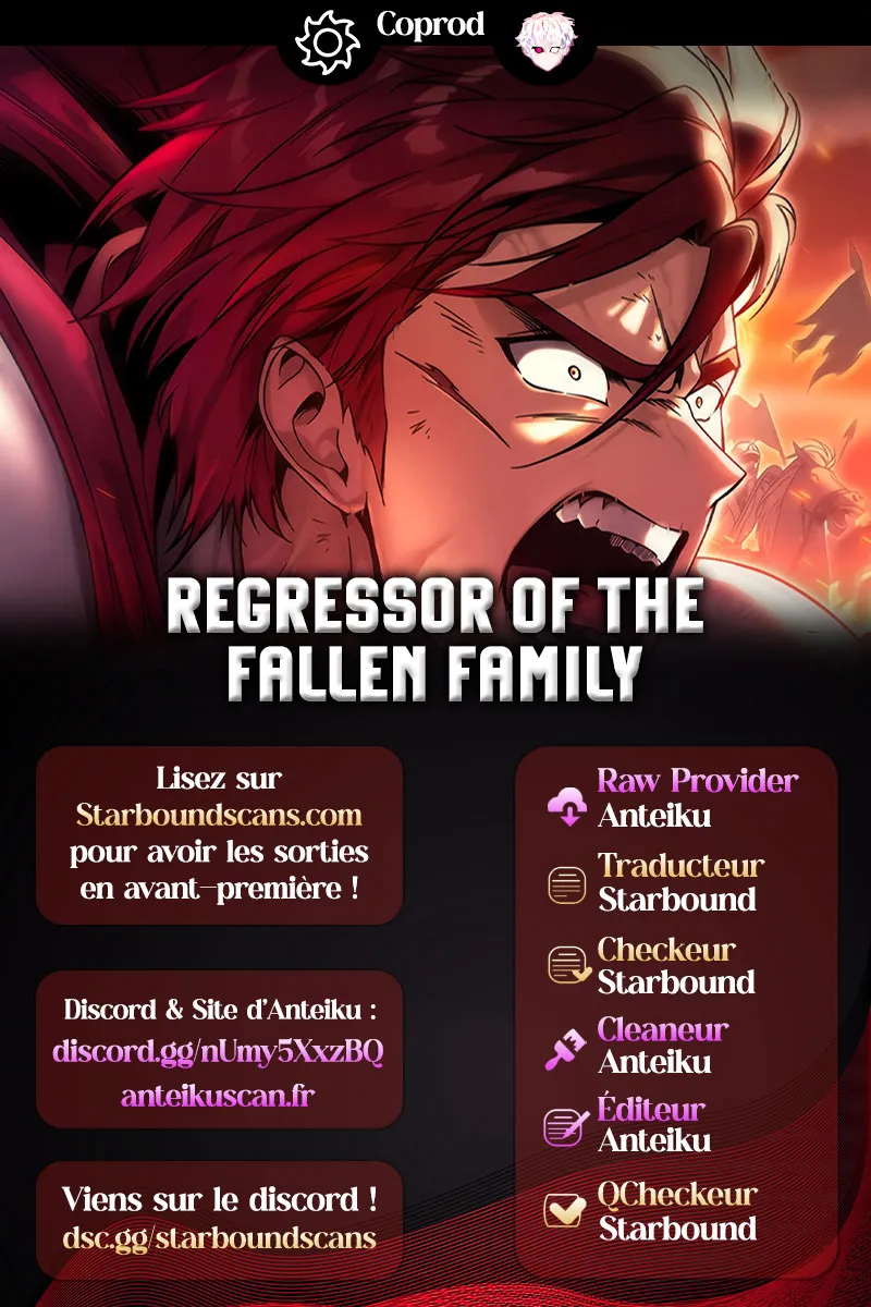 Read The Regressor Of The Fallen Family FR Manga Online