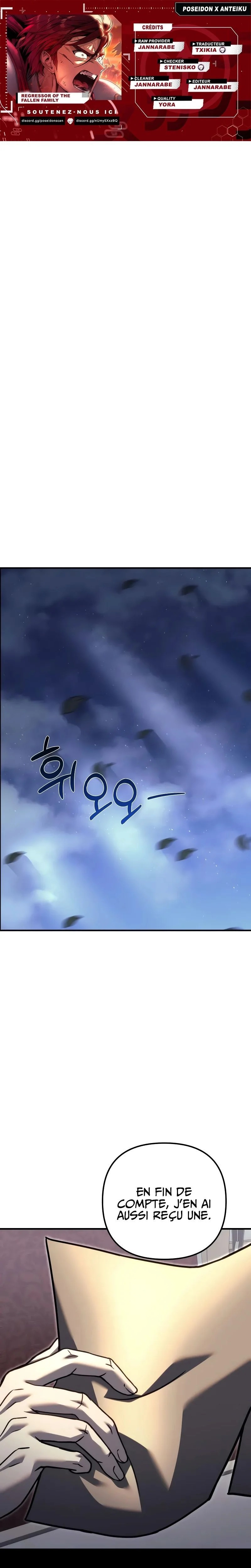 Read The Regressor Of The Fallen Family FR Manga Online