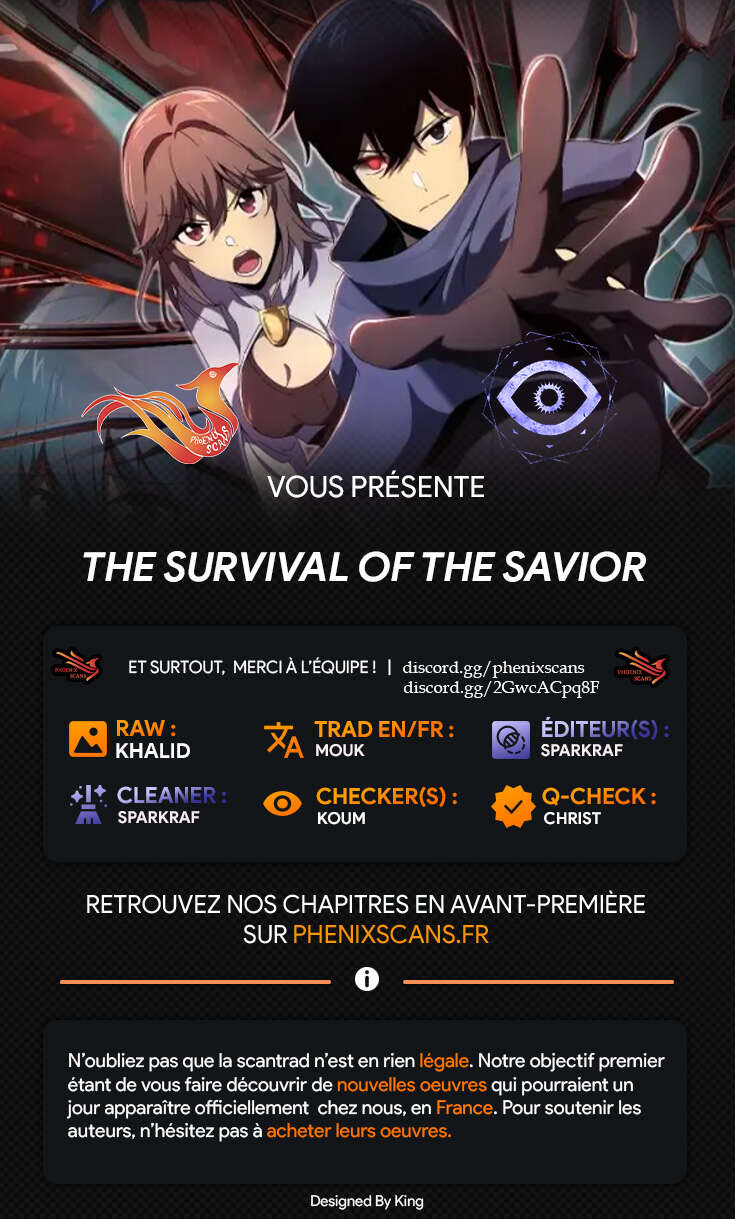 Read The Survival of the Savior FR Manga Online