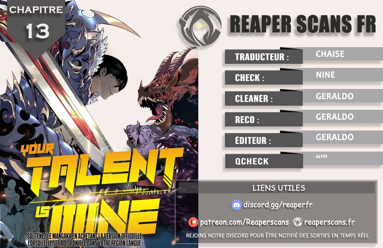 Read Your Talent is Mine FR Manga Online