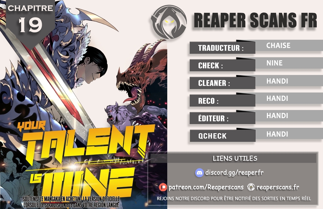Read Your Talent is Mine FR Manga Online