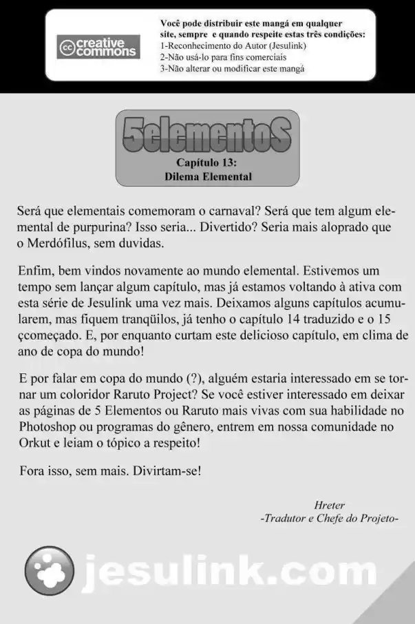 Read 5elementos PT Manga Online